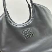 Miu Miu Hobo Tote Bag In Black 38x17x30cm - 2