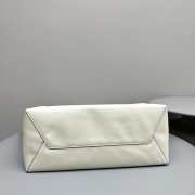 Miu Miu Hobo Tote Bag In White 38x17x30cm - 4