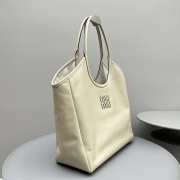 Miu Miu Hobo Tote Bag In Beige 38x17x30cm - 6