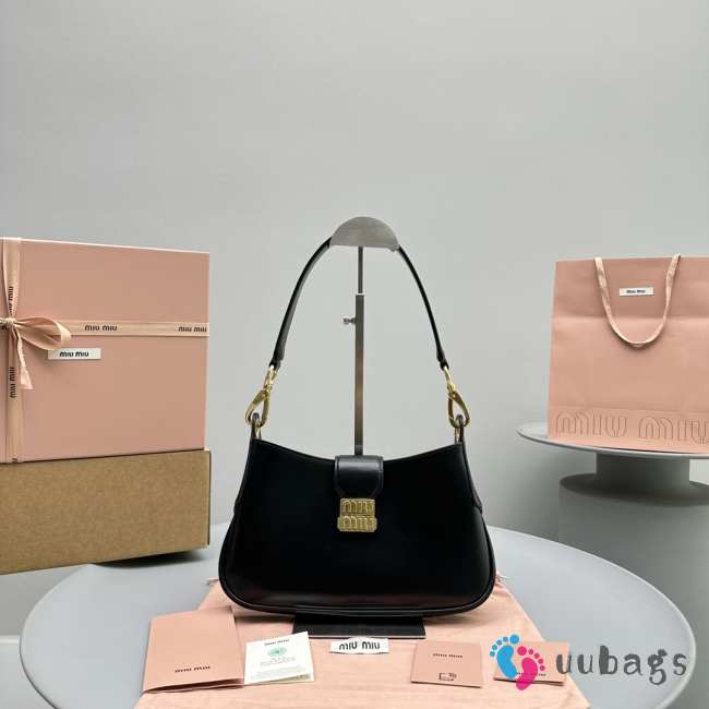 Miu Miu City Calf In Black 28x15x4cm - 1