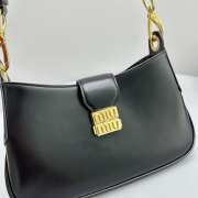 Miu Miu City Calf In Black 28x15x4cm - 2