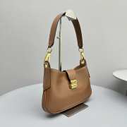 Miu Miu City Calf In Brown 28x15x4cm - 4