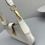 Miu Miu City Calf In White 28x15x4cm - 6