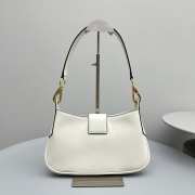 Miu Miu City Calf In White 28x15x4cm - 3