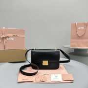 Miu Miu City Calf In Black 20x13.5x5.5cm - 1