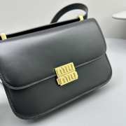 Miu Miu City Calf In Black 20x13.5x5.5cm - 2