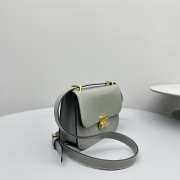 Miu Miu City Calf In Gray 20x13.5x5.5cm - 6