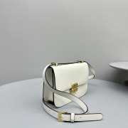 Miu Miu City Calf In White 20x13.5x5.5cm - 2