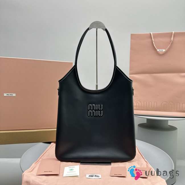 Miu Miu Hobo Tote Bag In Black 35x40cm - 1