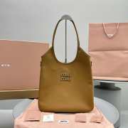 Miu Miu Hobo Tote Bag In Brown 35x40cm - 1