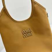 Miu Miu Hobo Tote Bag In Brown 35x40cm - 2