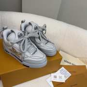 Louis Vuitton 1ABZOU Skate Sports Shoes In Gray - 5