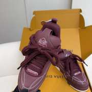 Louis Vuitton 1ABZOU Skate Sports Shoes In Red - 6