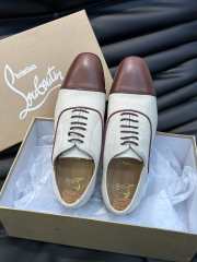 Christian Louboutin Men's Grey Greggo Orlato Oxford Shoes 01 - 5