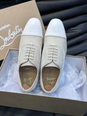 Christian Louboutin Men's Grey Greggo Orlato Oxford Shoes 02 - 2