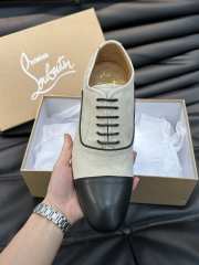 Christian Louboutin Men's Grey Greggo Orlato Oxford Shoes 04 - 3