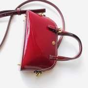 Tory Burch Emerson Printed Dome Satchel In Red 21x7x14cm - 2