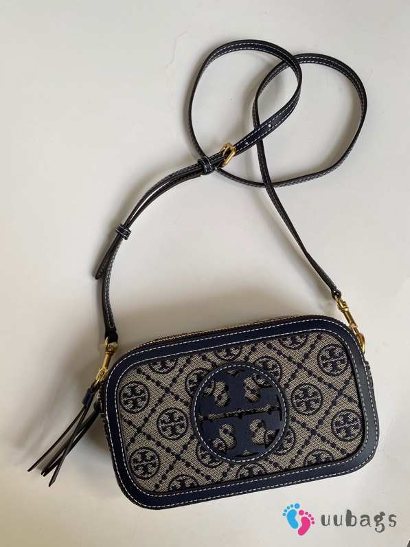 Tory Burch Miller Camera Bag In Blue 19.5x11.5x6cm - 1