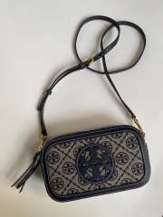 Tory Burch Miller Camera Bag In Blue 19.5x11.5x6cm - 1