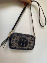 Tory Burch Miller Camera Bag In Blue 19.5x11.5x6cm - 6