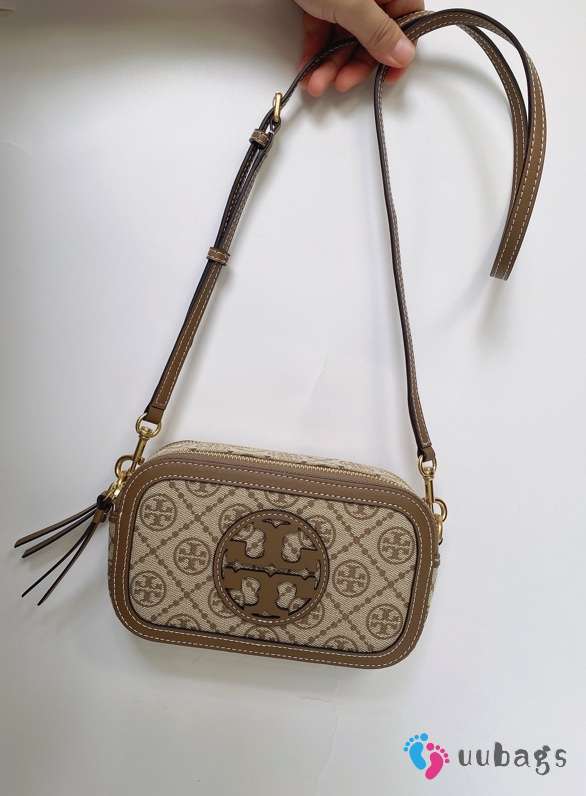 Tory Burch Miller Camera Bag In Brown 19.5x11.5x6cm - 1