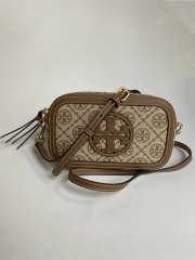 Tory Burch Miller Camera Bag In Brown 19.5x11.5x6cm - 5