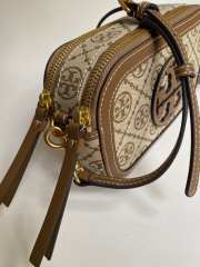 Tory Burch Miller Camera Bag In Brown 19.5x11.5x6cm - 3