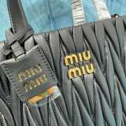 Miu Miu Matelassé Tote Bag In Black 20x24.5x8cm - 3