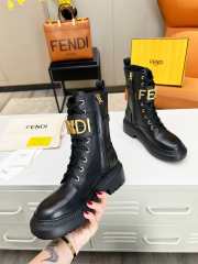 Fendi photography biker boots in black - 6