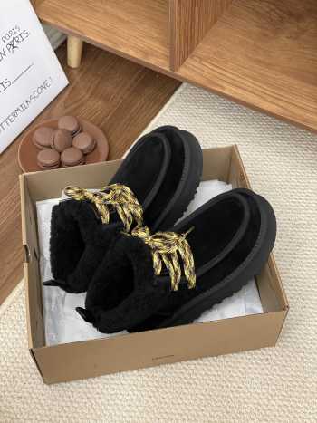 UGG Funkarra Novelty Lace-up Boots In Black