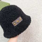 Louis Vuitton Round Fur Hat 2 colors - 4