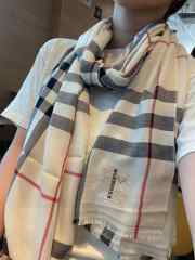 Burberry Cashmere Scarf In White 70x200cm - 4