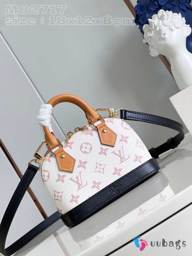 Louis Vuitton M82717 Nano Alma Bag In White 18x12x8cm - 1