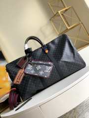 Louis Vuitton M56856 Keepall Bandoulière In Black 50x29x23cm - 1