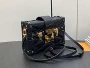 Louis Vuitton Petite Malle M23815 Bag In Black 20x12.5x6cm - 4