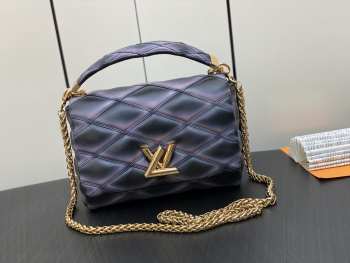 Louis Vuitton M23569 GO-14 MM Bag In Purple 23x16x10cm