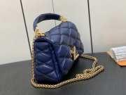 Louis Vuitton M22891 GO-14 MM Bag In Blue 23x16x10cm - 4