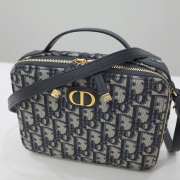 Dior Montaigne Box Bag Blue Multicolor 19.5x15x6cm - 2