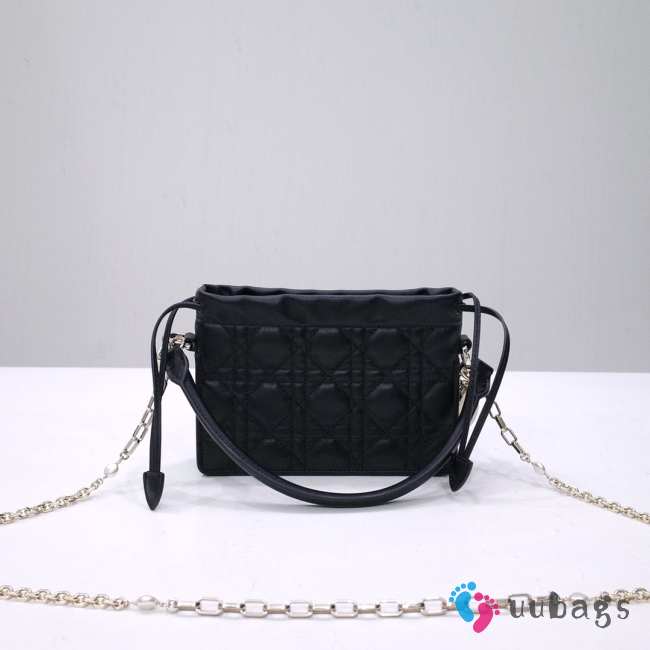 Lady Dior Milly Mini Lambskin Bag In Black - 1