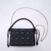 Lady Dior Milly Mini Lambskin Bag In Black - 5