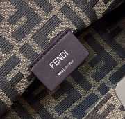 Fendi First Small Leather bag with silver and light brown inlay 26x9.5x18cm - 3