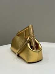 Fendi First Small Gold laminated leather bag 26x9.5x18cm - 4