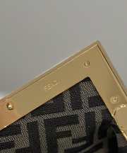 Fendi First Small Gold laminated leather bag 26x9.5x18cm - 5