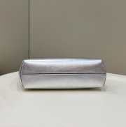 Fendi First Small Silver laminated leather bag 26x9.5x18cm - 6