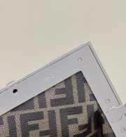 Fendi First Small Silver laminated leather bag 26x9.5x18cm - 5