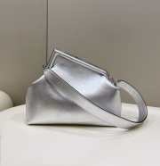 Fendi First Small Silver laminated leather bag 26x9.5x18cm - 2