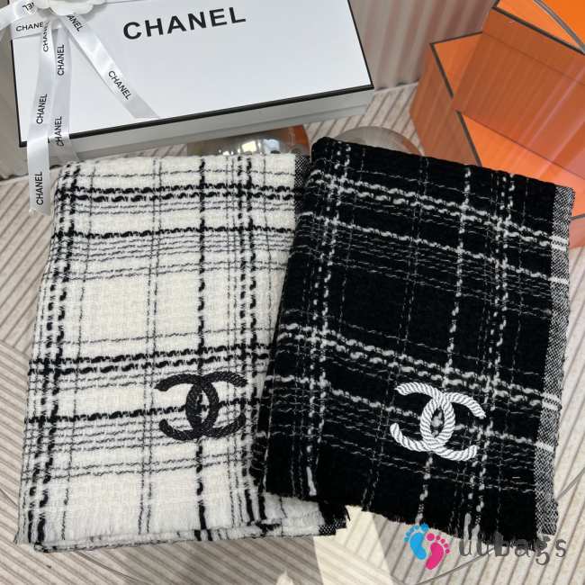 Chanel tweed scarf 70x190cm - 1