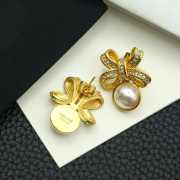 Celine's bow pearl earrings - 4