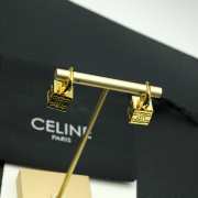 Celine Arc de Triomphe metal square earrings - 1