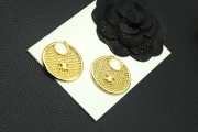 Celine Gold Arc De Triomphe Round Dangle Earrings - 3